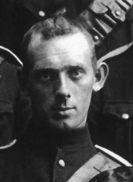 A close-up of a person in uniform AI-generated content may be incorrect.